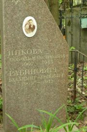 Ицкова Любовь Максимовна, Москва, Востряковское кладбище